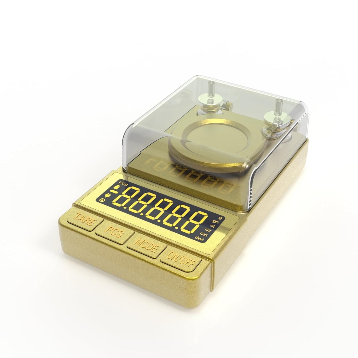 Gold Milligram Scale 100G X 0.001G, Digital Mg/Powder Scale for Jewelry, Reloading Labs, Includes 20G Calibration Weight, High-Accuracy Portable Weighing Tool