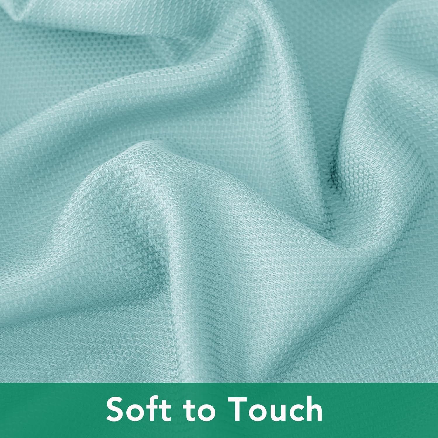 Square Tablecloth 54X54 Inch-Auqa Blue Card Fabric Table Cover-Small Folding Table Cloths Linen Water Resistant for Kitchen Dining Picnic Patio Outdoor Party Restaurant Tables