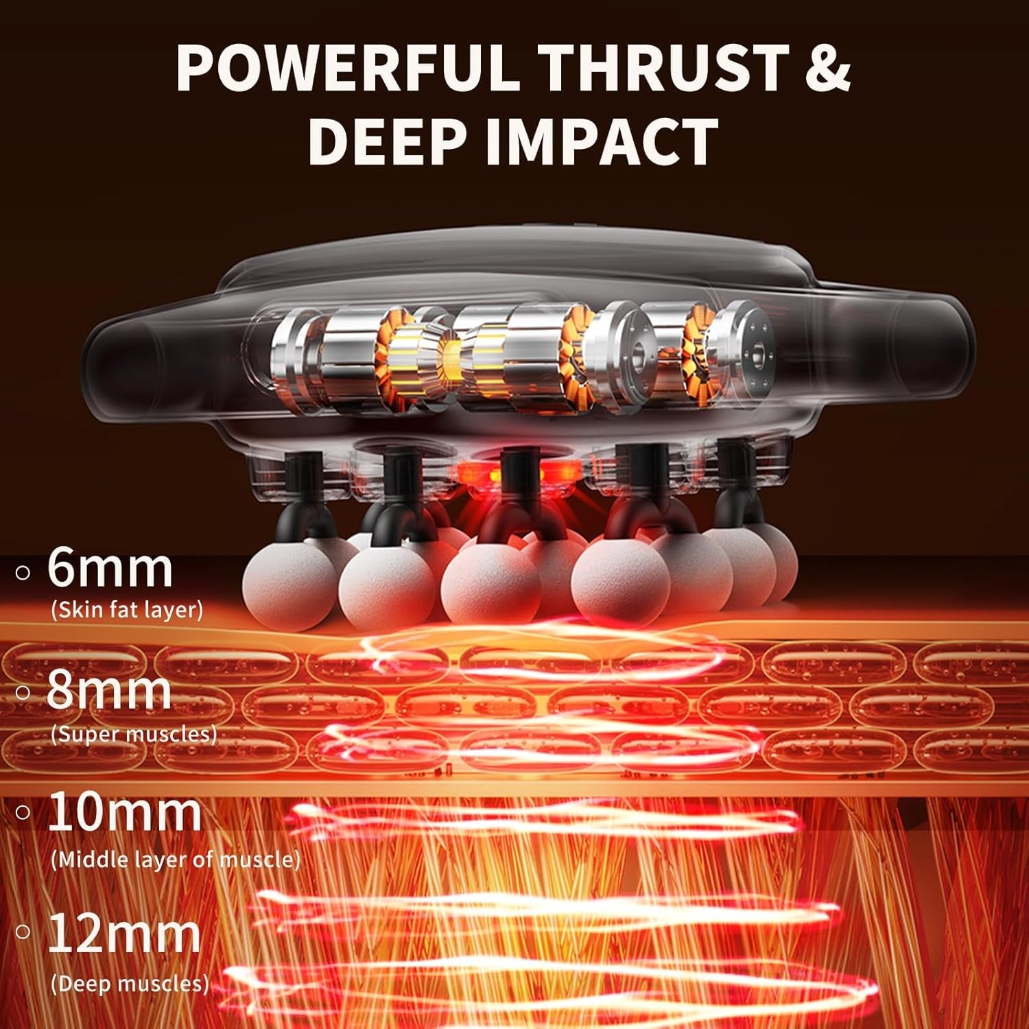 16-Head Massage Gun Set, Deep Tissue Percussion Massager with 3 Modes & 30 Intensities,Quiet Muscle Massage Gun for Back,Shoulders, Legs, Foot, Body Muscle Pain Relief