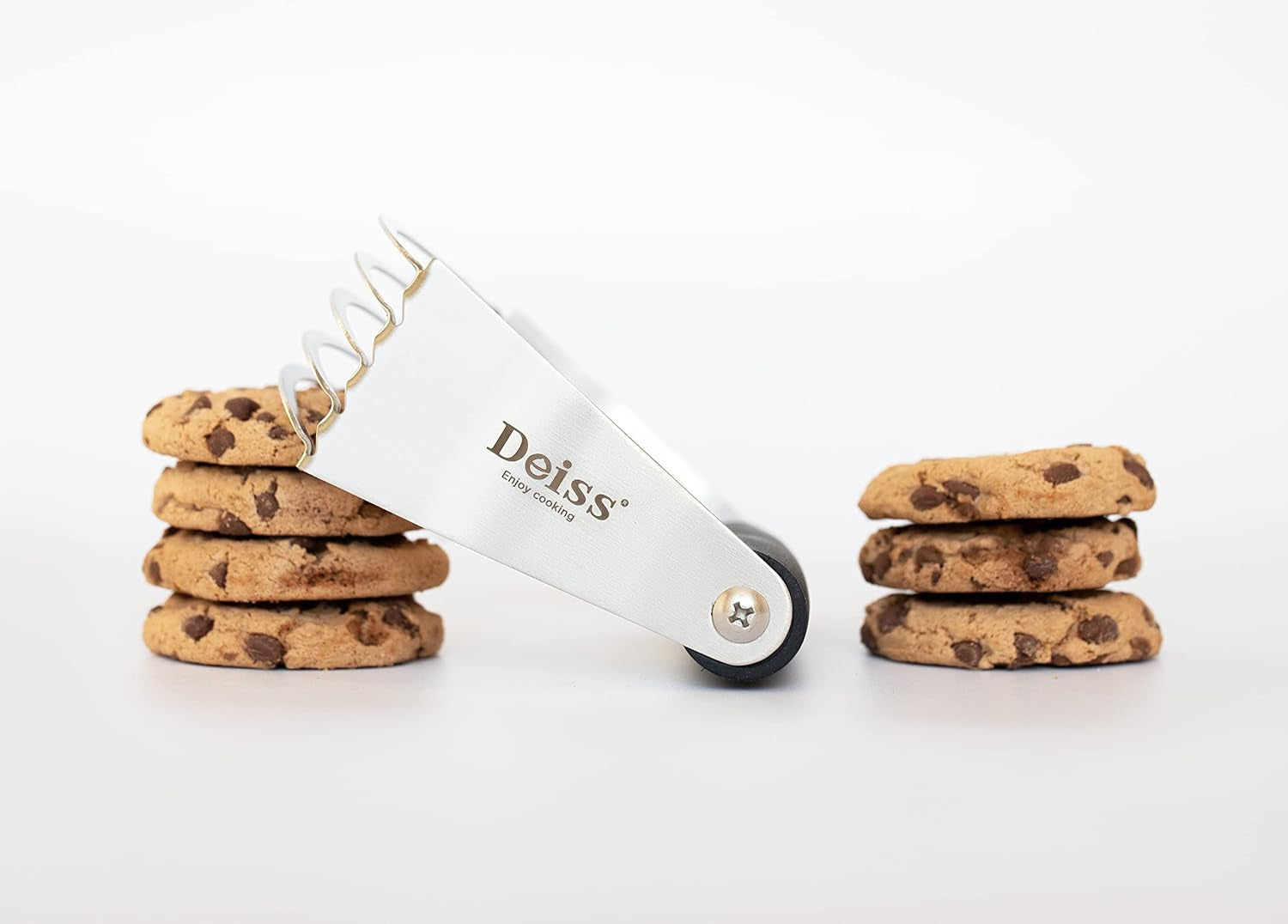 PRO Pastry Cutter - Pastry Blender Stainless Steel & Pastry Dough Cutter, Non-Slip Handle - Dishwasher Safe Dough Blender - Large Hand Butter Cutter Slicer, Pastry Cutter for Baking, Dough Knife