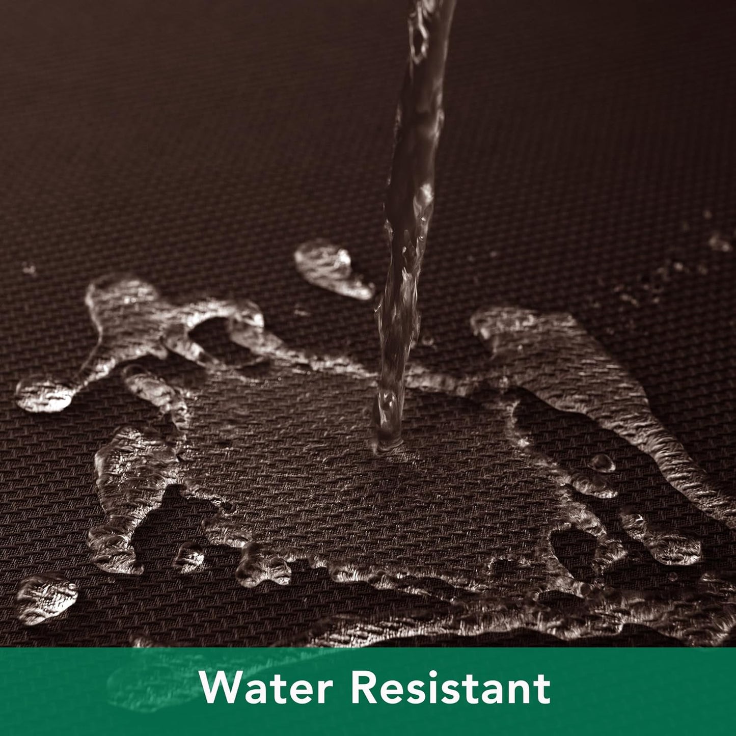 Textured Fabric Square Tablecloth 54X54 Inch, Brown Water Resistant Table Cloth Small Card Folding Table Covers Linen for Dining, Kitchen, Wedding and Parties Etc. Machine Washable