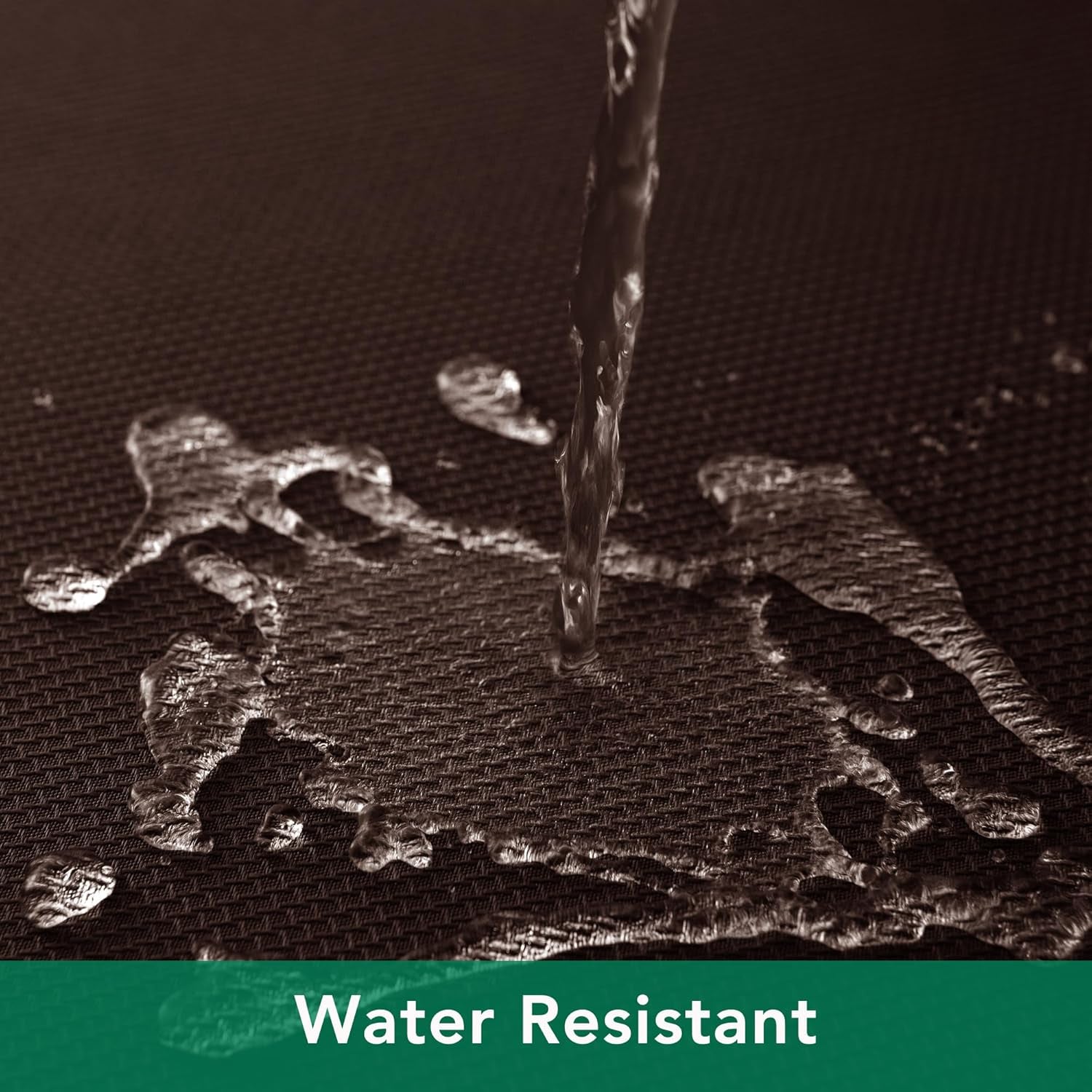 Textured Fabric Square Tablecloth 54X54 Inch, Brown Water Resistant Table Cloth Small Card Folding Table Covers Linen for Dining, Kitchen, Wedding and Parties Etc. Machine Washable