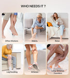 Leg Massager for Circulation and Pain Relief FSA, Gifts for Dad Mom Mothers Day Fathers Day, Leg Massager with Heat and Compression Helpful for Vericose Veins, Fatigue, Cramps, Swelling, Edema