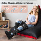 Leg Massager with Heat and Compression for Circulation, 3 Heat 3 Modes 3 Intensities for Pain Relief and Swelling, FSA HSA Eligible