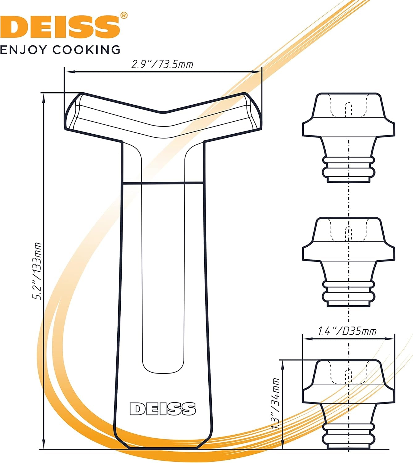 PRO Vacuum Pump Wine Saver with 3 X Wine Bottle Stopper – Silicone Wine Stoppers for Wine Bottles with Date Markers - Wine Stopper to Keep Your Wine Fresh – Stops Oxidation of Wine