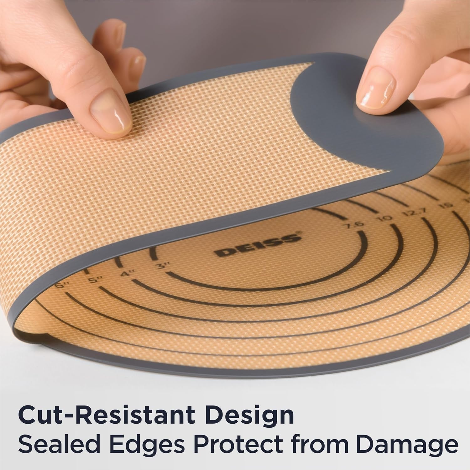 Silicone Bread Sling for Dutch Oven, 2PCS - Heat Resistant, Nonstick & Reusable Bread Baking Mat, Silicone Baking Mat for Bread Making, Durable & Easy-To-Clean Sourdough Bread Baking Supplies