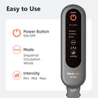 Leg Compression Massager, Air Compression Massager for Circulation and Pain Relief, 3 Modes 3 Intensities 2 Extenders and Adjustable Wraps, Gift for Family or Friend