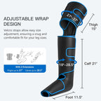 Leg Massager with Heat and Compression, Air Compression Leg Massager for Circulation and Pain Relief Muscles Relaxation Gifts FSA - HSA