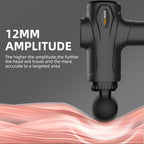 Deep Tissue Massage Gun Portable, Percussion Massage Gun with 7 Levels & 6 Massage Heads, Electric Massager for Muscles Pain Relief, Gifts for Men Women Athletes for Sports and Relaxation