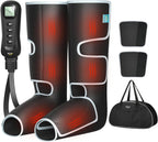 Leg Massager for Circulation and Pain Relief FSA, Gifts for Dad Mom Mothers Day Fathers Day, Leg Massager with Heat and Compression Helpful for Vericose Veins, Fatigue, Cramps, Swelling, Edema