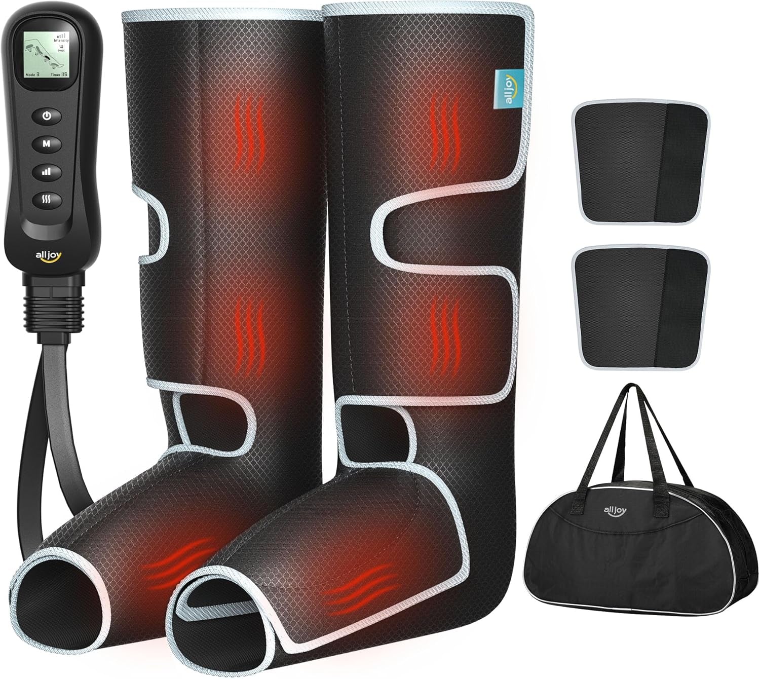 Leg Massager for Circulation and Pain Relief FSA, Gifts for Dad Mom Mothers Day Fathers Day, Leg Massager with Heat and Compression Helpful for Vericose Veins, Fatigue, Cramps, Swelling, Edema