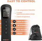 Leg Massager with Heat and Compression for Circulation, 3 Heat 3 Modes 3 Intensities for Pain Relief and Swelling, FSA HSA Eligible