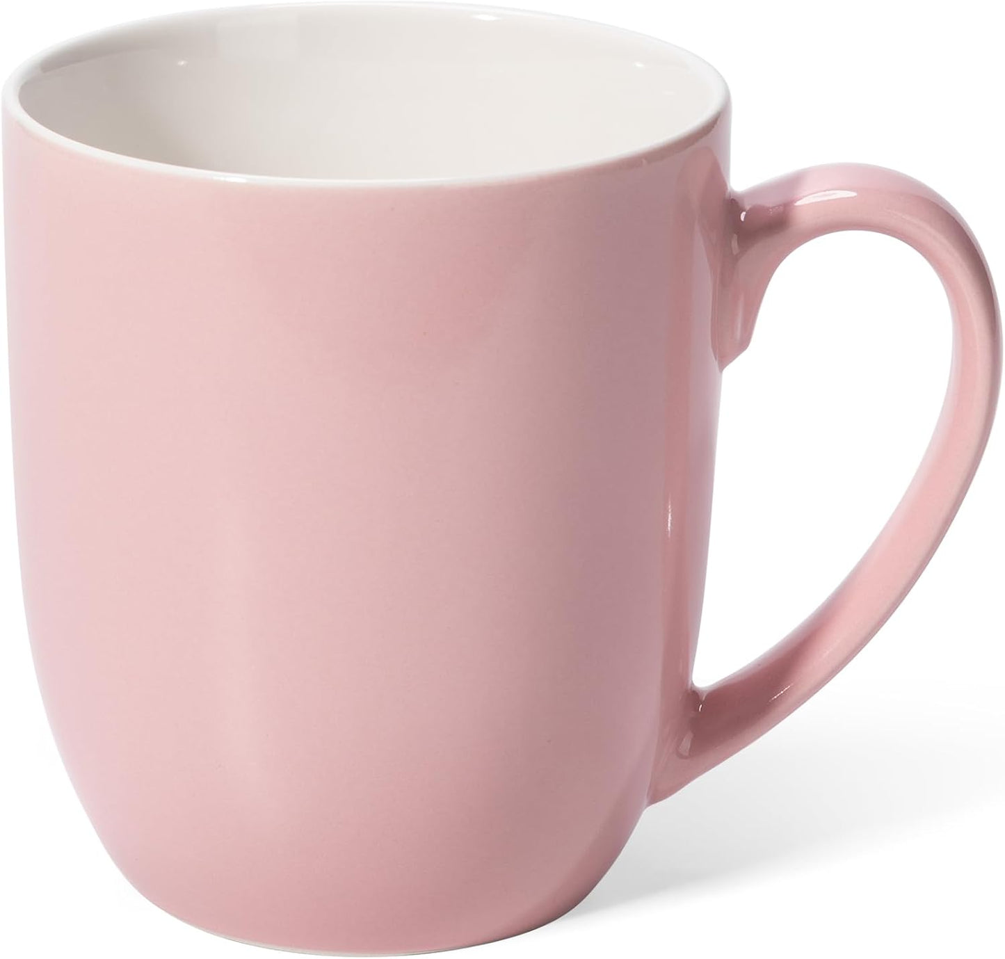 16 Oz Large Coffee Mug with Handle Tea Cup Novelty Coffee Cup Idea Gift for Men Women Office Work (Pink)