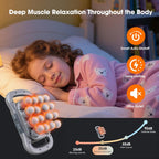 16-Head Massage Gun Set, Deep Tissue Percussion Massager, Electric Massage Tools with 9 Styles & Levels, Dark Grey