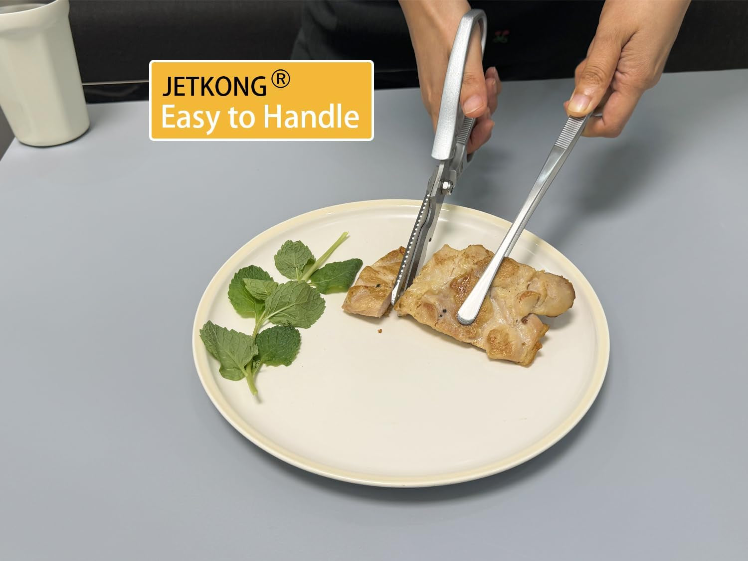 3 Pcs Serving Tweezer Tongs 9-Inch Cooking Tweezers Kitchen Tweezers (9 9 9 Inch, Silver)