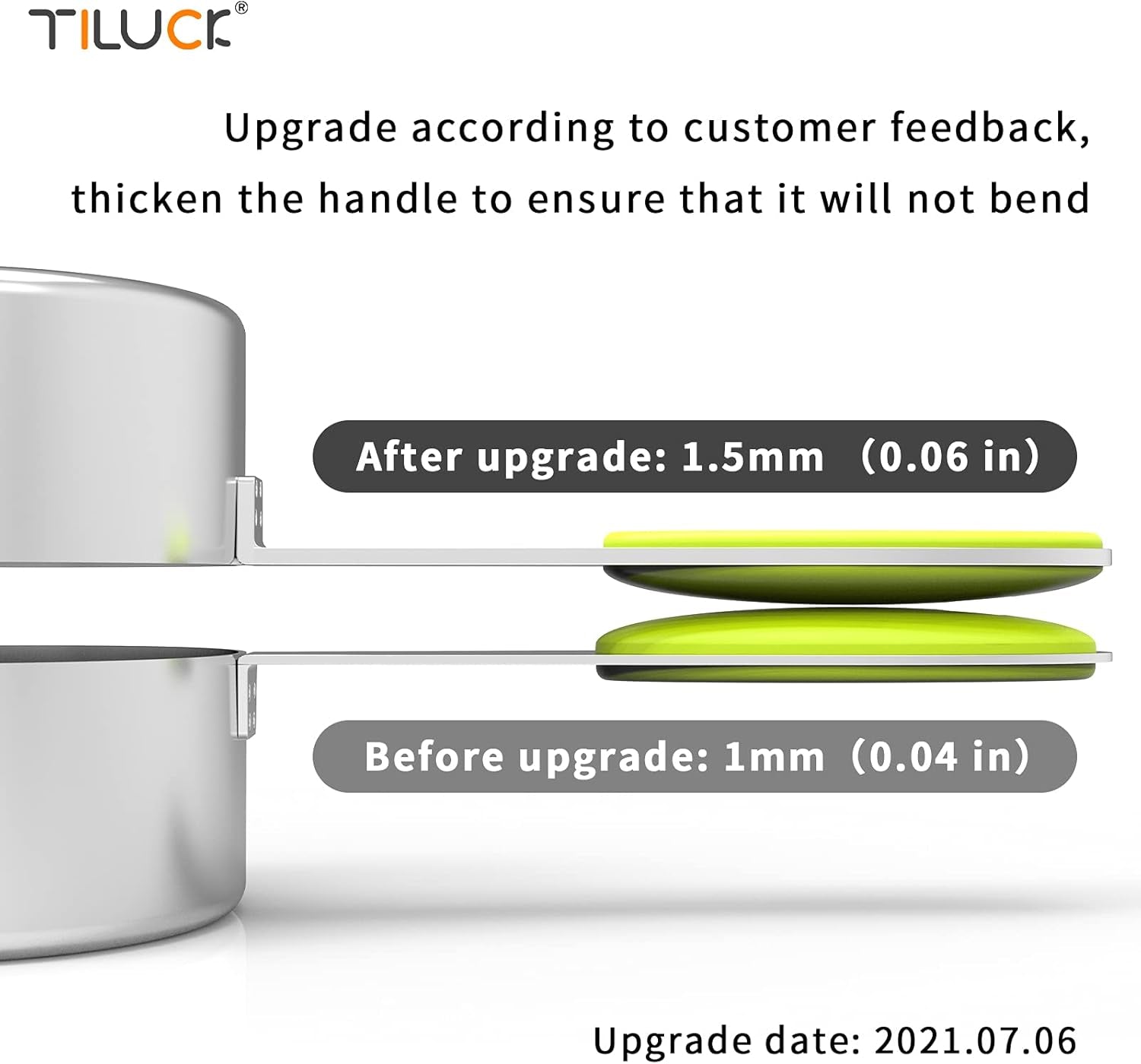 Measuring Cups and Magnetic Measuring Spoons Set, Stainless Steel Measuring Cups, 6 Double-Sided Stainless Steel Measuring Spoons & 1 Leveler (12)