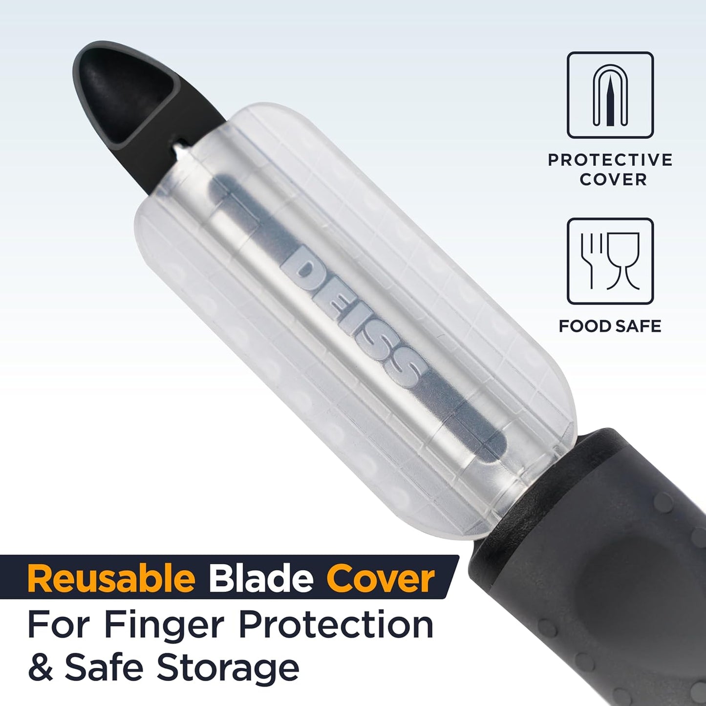 PRO Swivel Vegetable Peeler - Sharp Japan Stainless Steel Peeler with Easy Non-Slip Hand Grip, Potato Peelers for Kitchen, Fruit, Carrot, Apple, Veggie, Kiwi, Durable, Dishwasher Safe