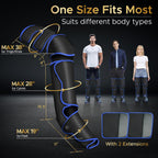 Leg Massager, Air Compression Massager with Heat, 6 Massage Modes & 3 Massage Intensities, for Foot, Calf, Knee＆Thigh and Muscles Relaxation