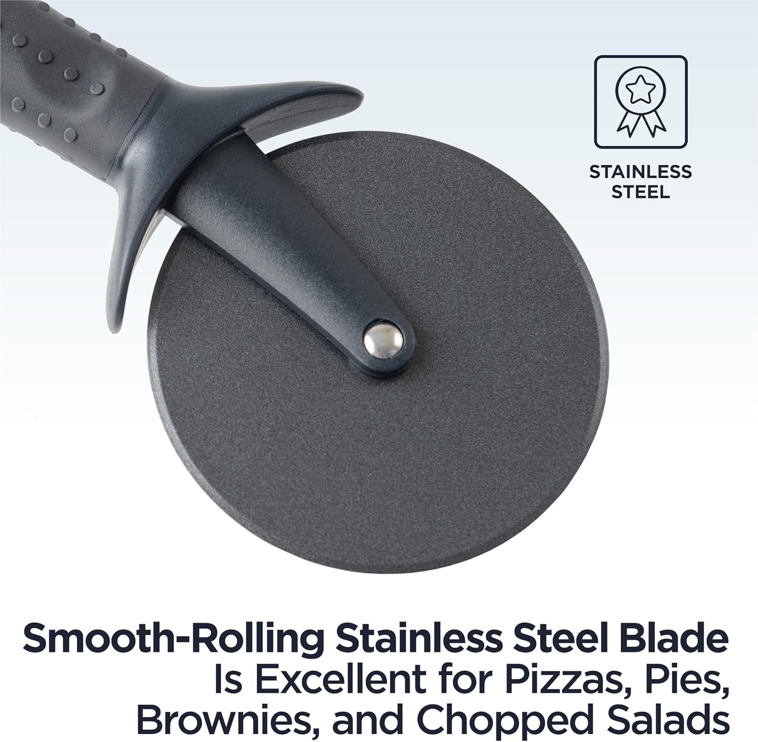 Lux Heavy Duty Pizza Cutter with Wheel Slicer and  PRO Swivel Vegetable Peeler