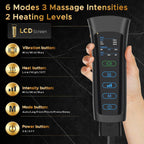 Leg Massager, Air Compression Massager with Heat, 6 Massage Modes & 3 Massage Intensities, for Foot, Calf, Knee＆Thigh and Muscles Relaxation