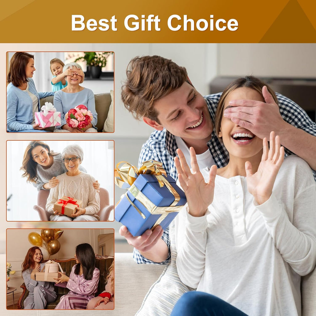 Back Massager with Heat for Pain Relief Deep Tissue, Portable Chair Massager Seat Cushion with Vibration Massage, Back Massage Chair Pad with Optional Cooling, Gifts for Dad Men Women Home Office Use
