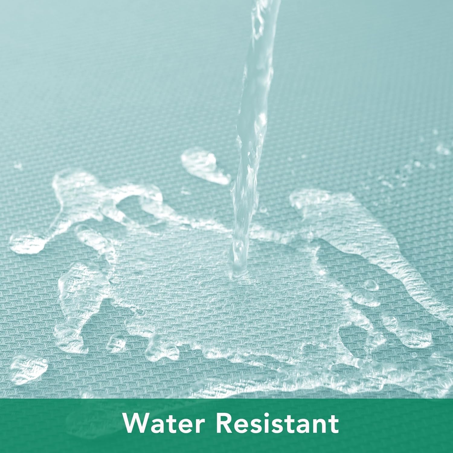 Square Tablecloth 54X54 Inch-Auqa Blue Card Fabric Table Cover-Small Folding Table Cloths Linen Water Resistant for Kitchen Dining Picnic Patio Outdoor Party Restaurant Tables