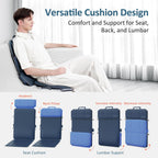 Back Massager for Chair, Full Back Massager for Pain Relief Deep Tissue, Massage Chair Pad with Soft S-Curve Design, Versatile Portable Massage Seat Cushion, Chair Massager
