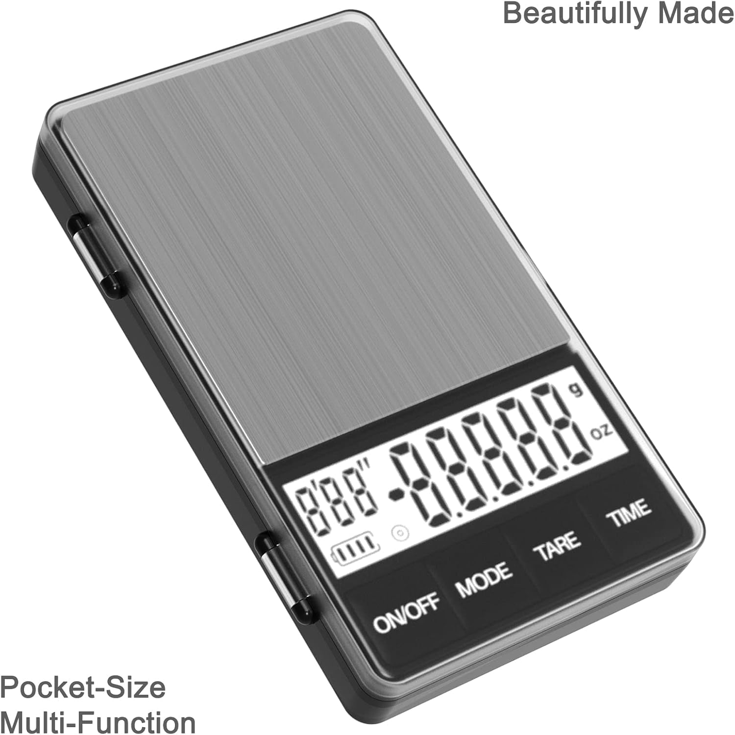 Espresso Scale with Timer 1000G/0.1G Drip Coffee Scale, Small and Handy Barista Scale, Brew Drip Tray Coffee Scale, Backlit LCD for Fast and Accurate Reading, Convenient Digital Pocket Scale