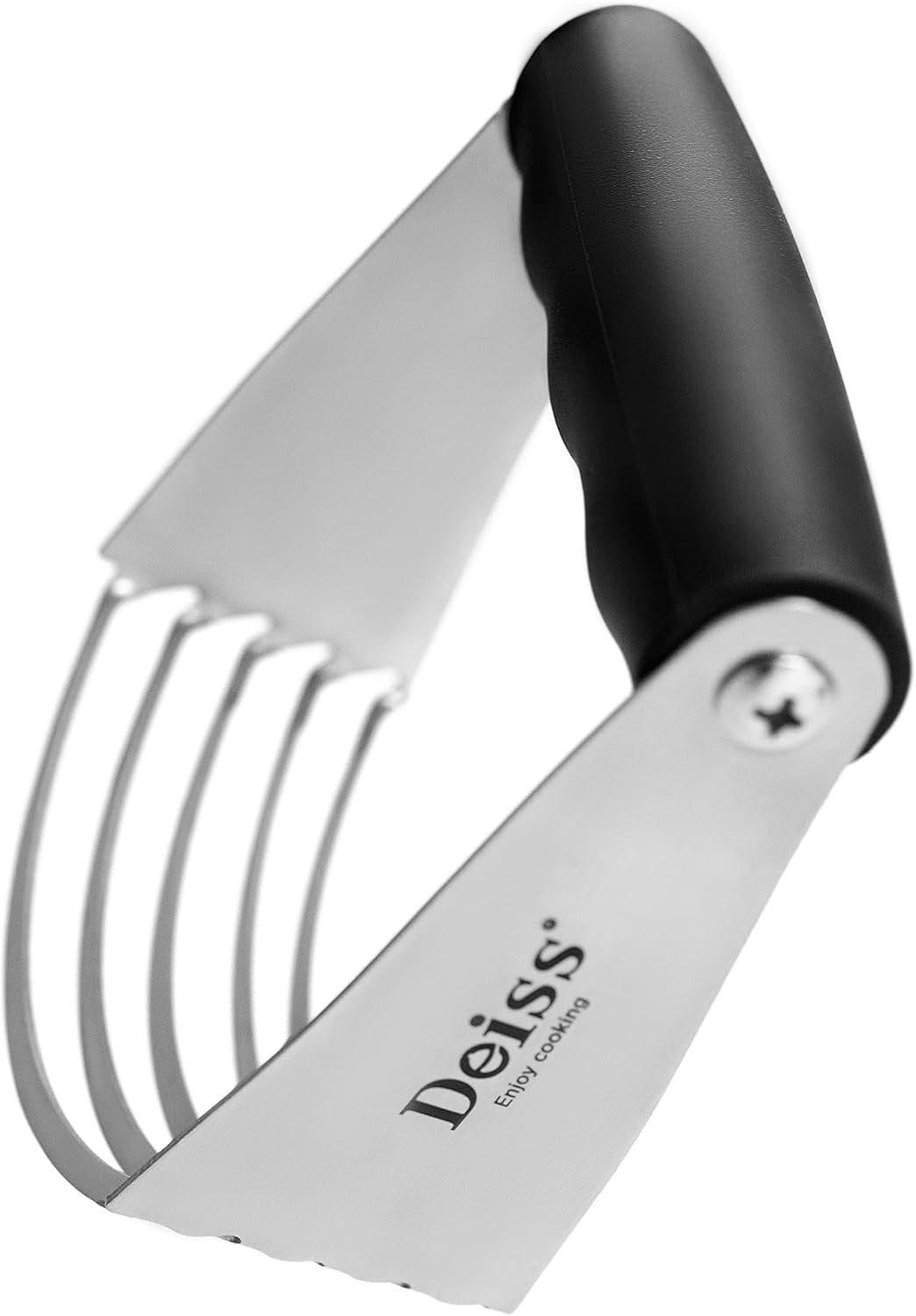 PRO Pastry Cutter - Pastry Blender Stainless Steel & Pastry Dough Cutter, Non-Slip Handle - Dishwasher Safe Dough Blender - Large Hand Butter Cutter Slicer, Pastry Cutter for Baking, Dough Knife