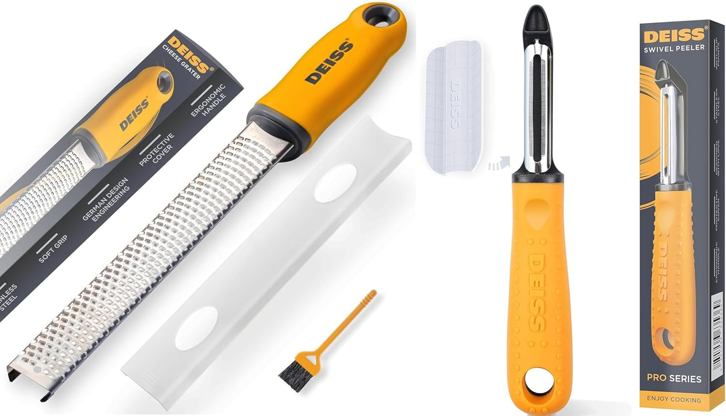 PRO Citrus Zester & Cheese Grater and  PRO Swivel Vegetable Peeler