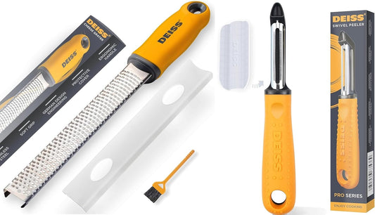 PRO Citrus Zester & Cheese Grater and  PRO Swivel Vegetable Peeler