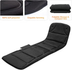 Massage Mat Full Body,Massager Chair Pad,10 Vibration Motors & 5 Massage Modes,Back Massager for Bed,Massage Mattress Pad for Back,Heating Pad with Auto Shut Off, Gifts for Men,Women,Black