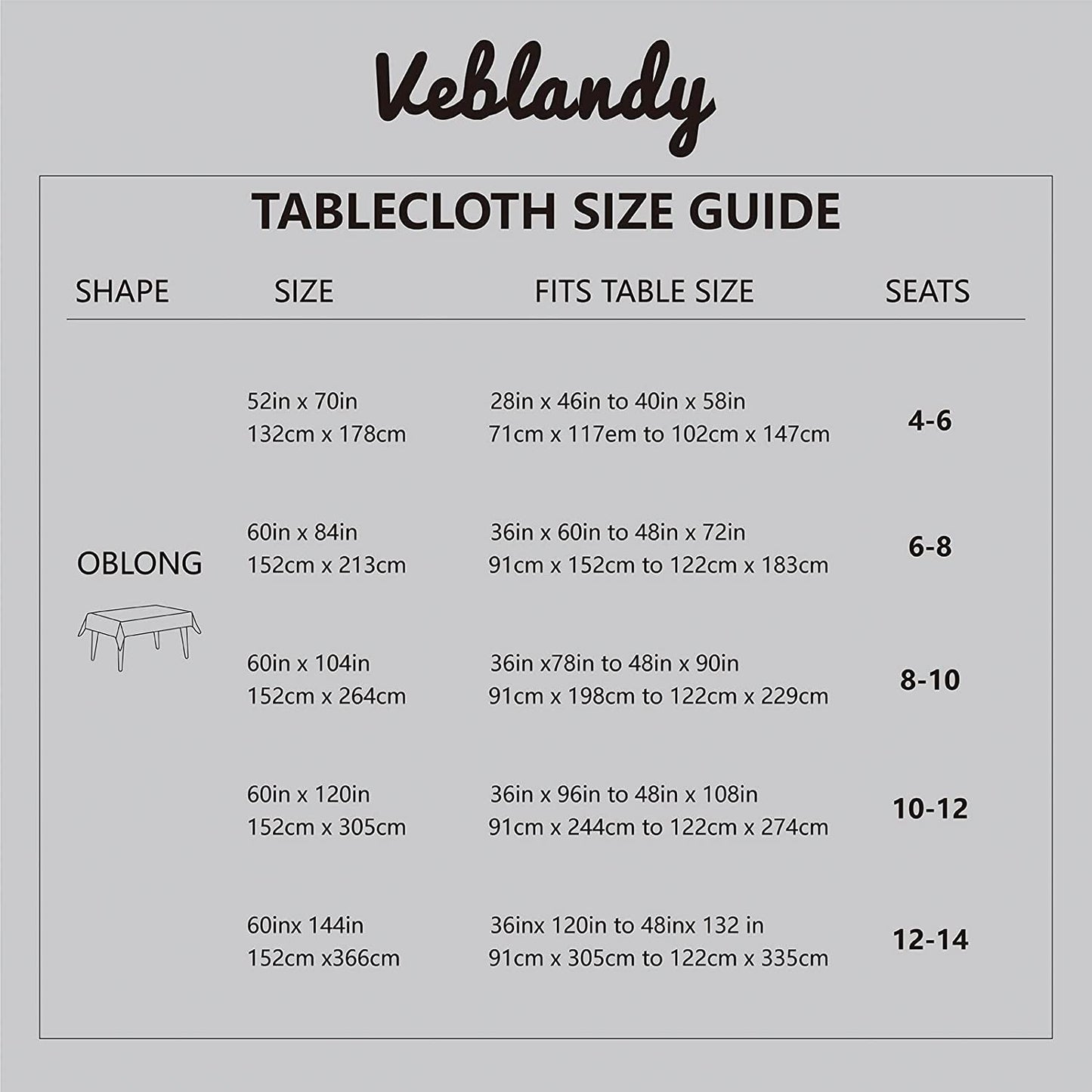 Textured Tablecloth Rectangle Waterproof Table Cloth, Washable Table Cover Wrinkle Free Fabric Tabletop Decoration for Kitchen, Dining, Wedding, Parties, 60 X 84 Inch, Light Grey