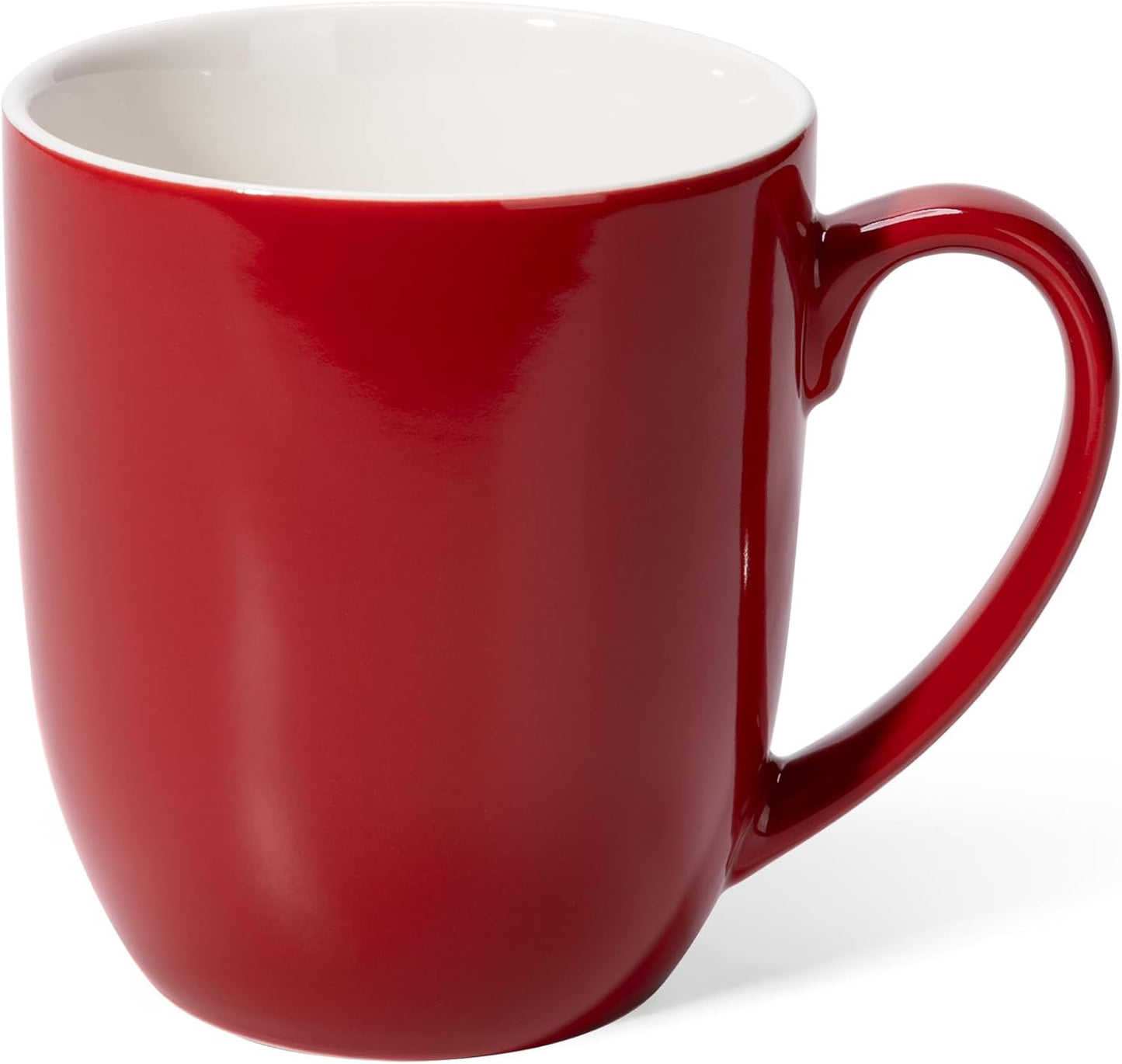 16 Oz Large Coffee Mug with Handle Tea Cup Novelty Coffee Cup for Men Women Office Work, Red