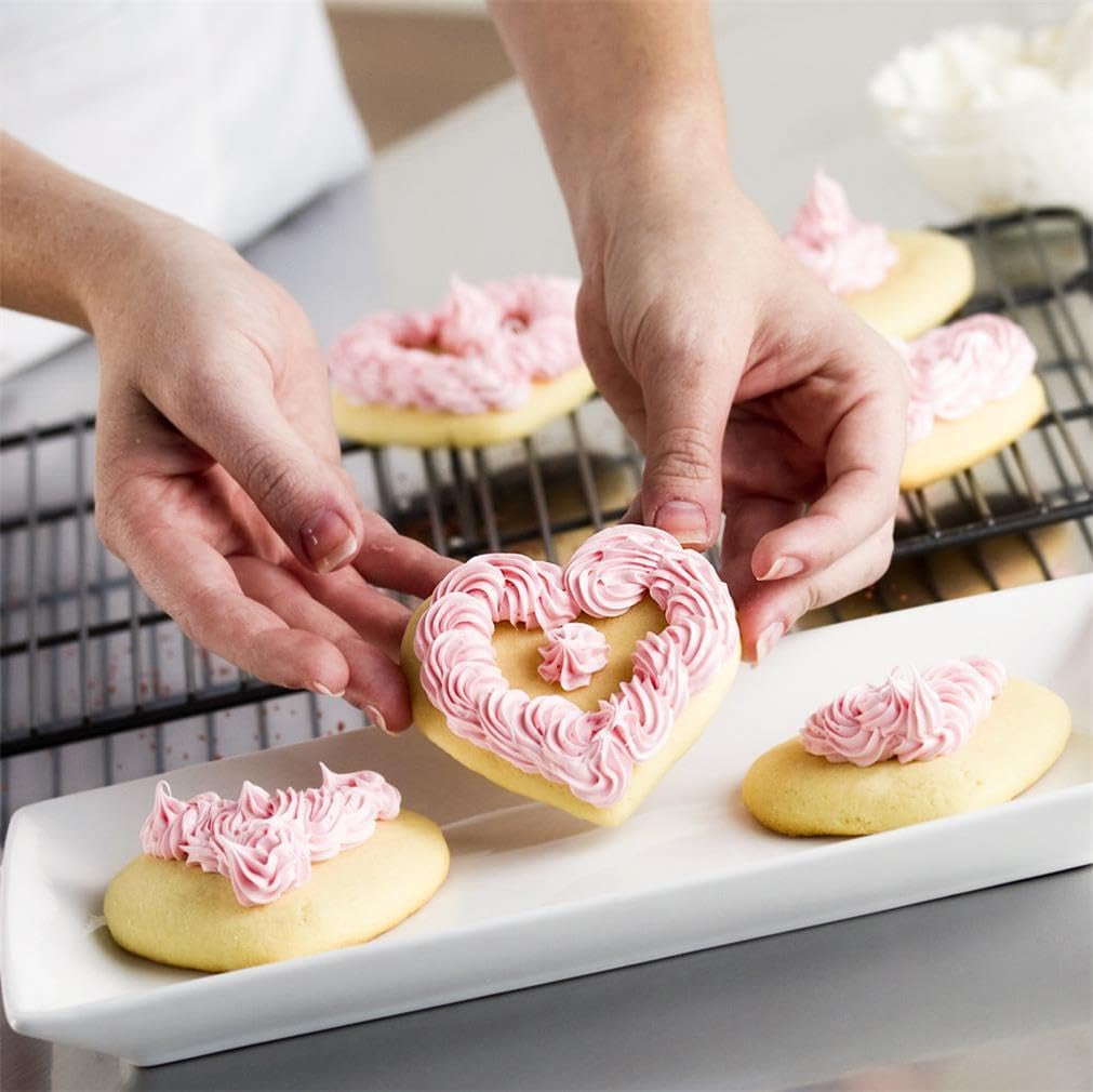 Heart Cookie Cutter Set, 12 Pieces Metal Cookie Cutters Shape for Valentine’S Day, Heart Shaped Cookie Cutter Set for Fondant, Pastries, Fruit and Cakes