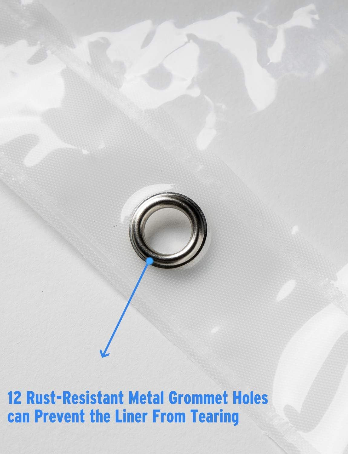 Shower Bath Sponge Shower Loofahs Balls 75G/Pcs and  72X72 Inches PEVA 3G Shower Curtain Liner