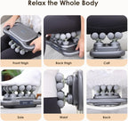 16-Head Massage Gun Set, Deep Tissue Percussion Massager, Electric Massage Tools with 9 Styles & Levels, Dark Grey