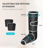 Leg Massager for Circulation and Pain Relief FSA, Gifts for Dad Mom Mothers Day Fathers Day, Leg Massager with Heat and Compression Helpful for Vericose Veins, Fatigue, Cramps, Swelling, Edema