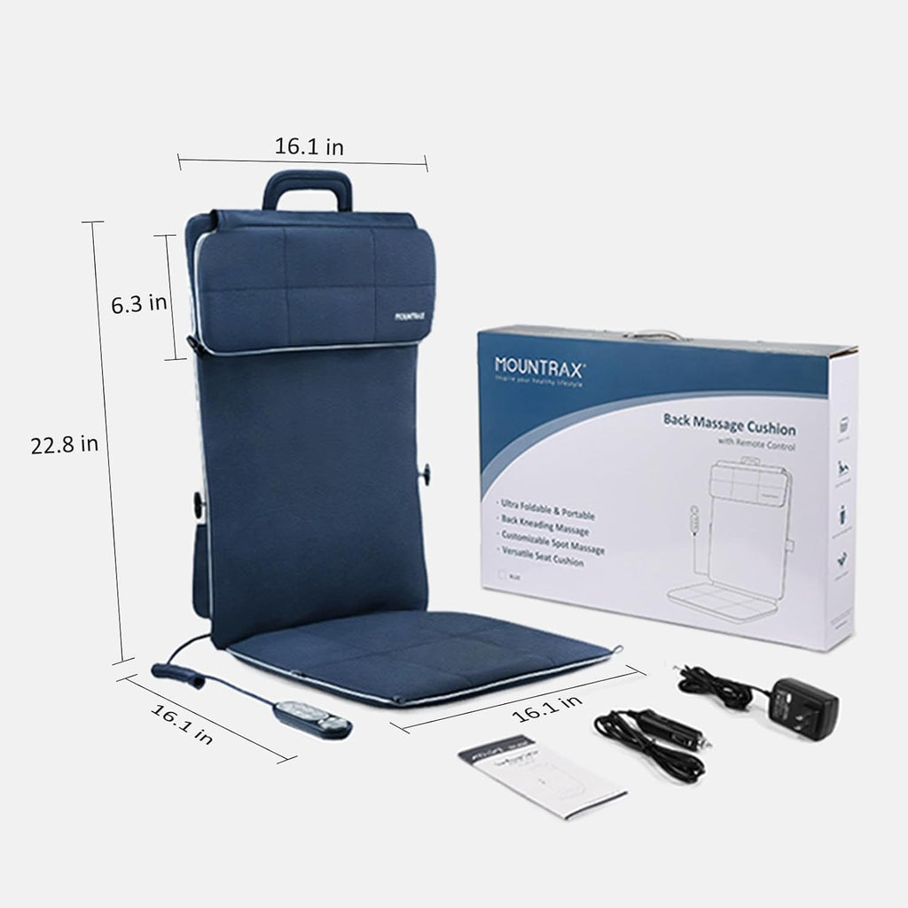 Back Massager for Chair, Full Back Massager for Pain Relief Deep Tissue, Massage Chair Pad with Soft S-Curve Design, Versatile Portable Massage Seat Cushion, Chair Massager