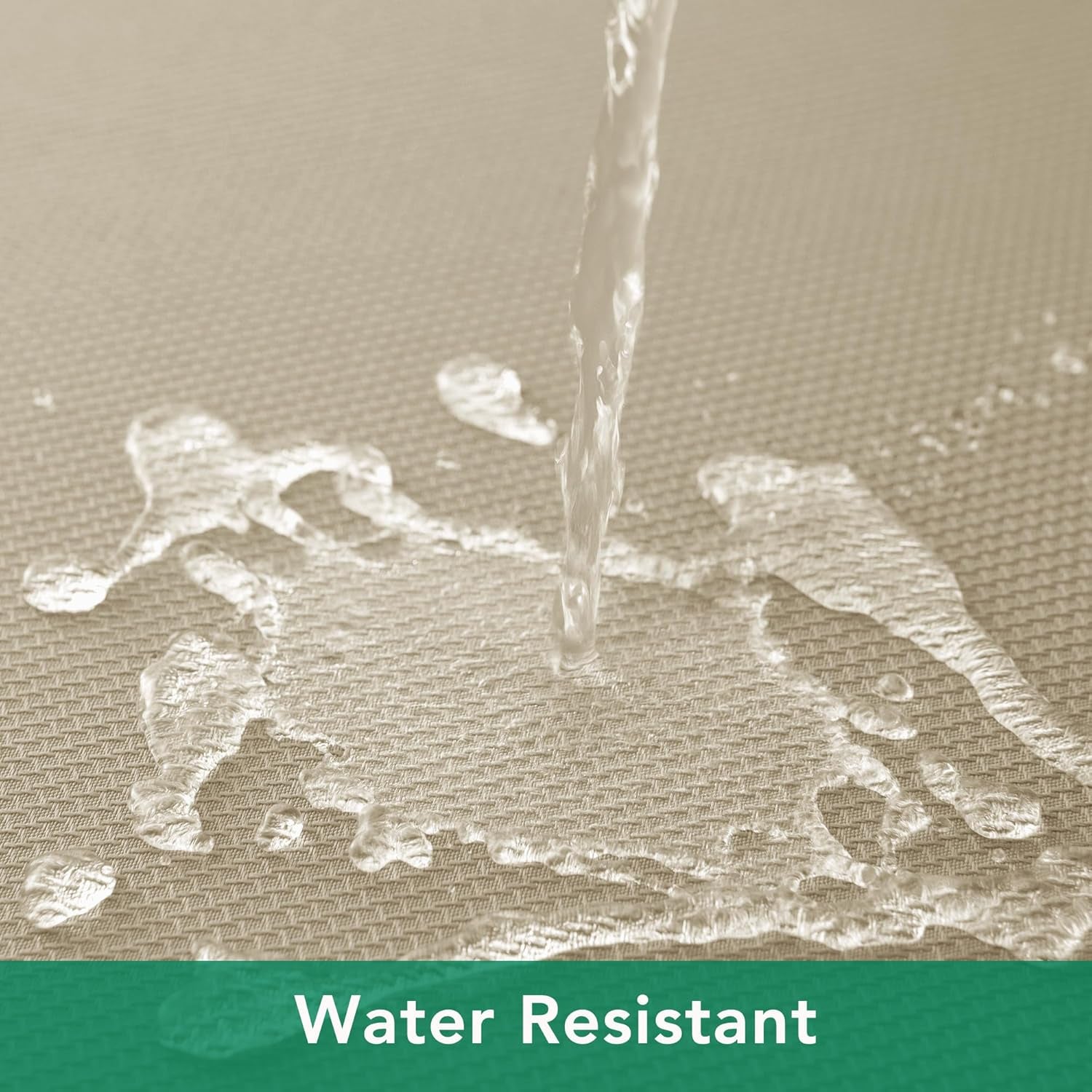 Textured Fabric Square Tablecloths 54X54 Inches, Natural Water Resistant Spill Proof Table Cloth Washable Small Card Folding Table Covers for Dining, Kitchen, Wedding and Parties