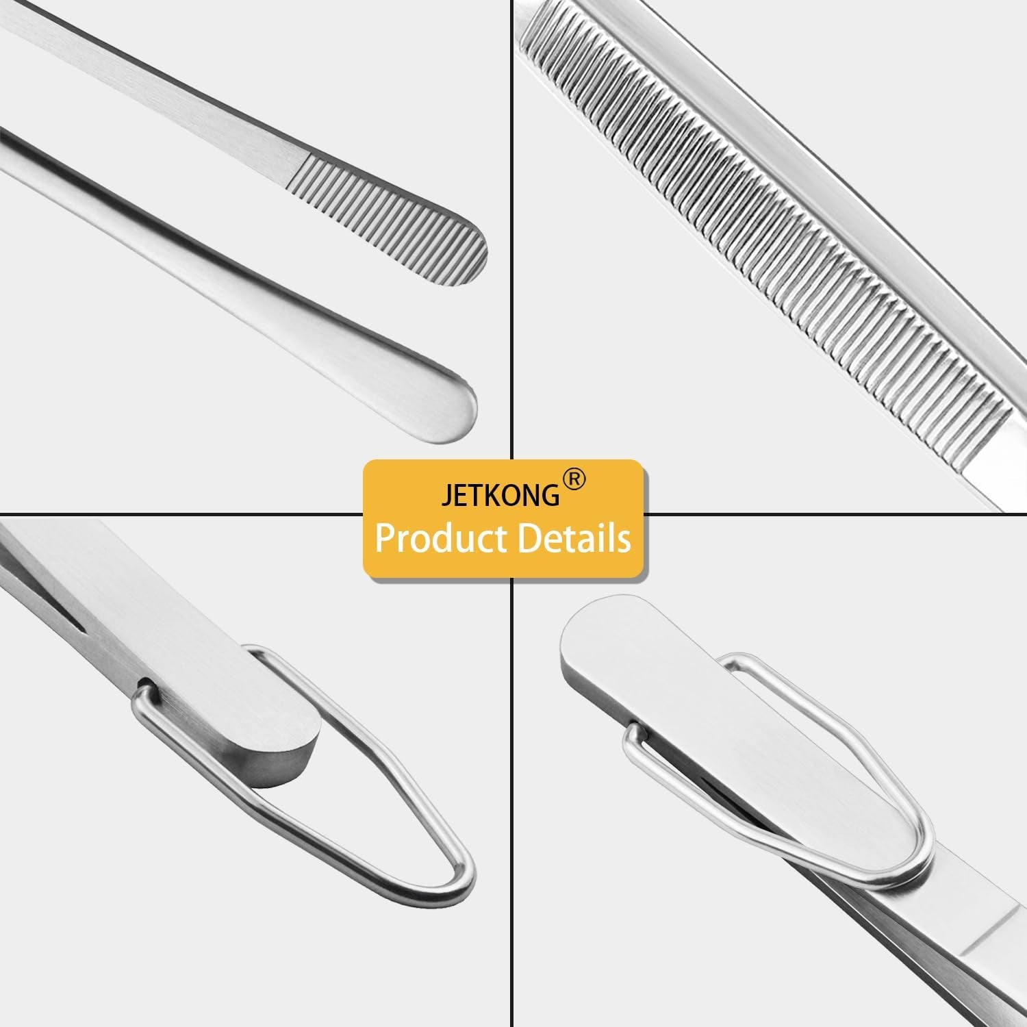 3 Pcs Serving Tweezer Tongs 9-Inch Cooking Tweezers Kitchen Tweezers (9 9 9 Inch, Silver)