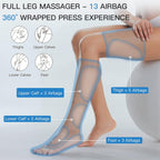 Leg Massager with Heat and Compression, Air Compression Leg Massager for Circulation and Pain Relief Muscles Relaxation Gifts FSA - HSA