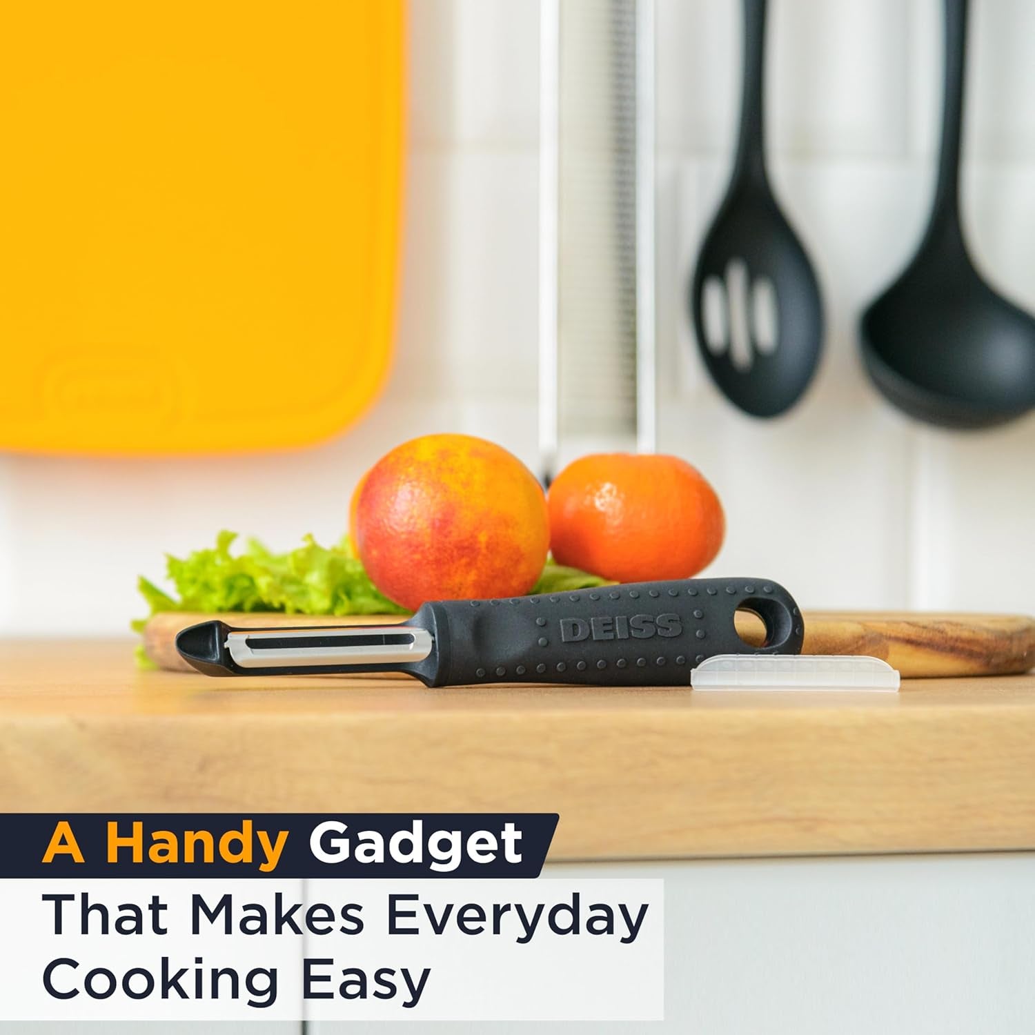 PRO Swivel Vegetable Peeler - Sharp Japan Stainless Steel Peeler with Easy Non-Slip Hand Grip, Potato Peelers for Kitchen, Fruit, Carrot, Apple, Veggie, Kiwi, Durable, Dishwasher Safe