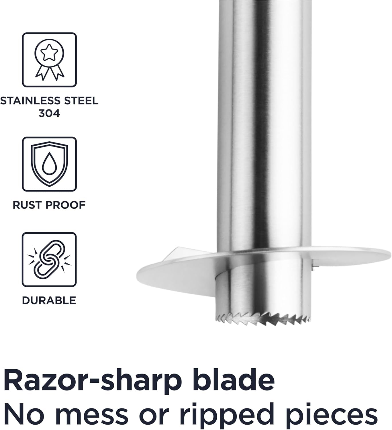 PRO Pineapple Corer — 2 in 1 Stainless Steel Pineapple Cutter Tool & Corer Tool Kitchen - Pineapple Corer and Slicer Tool - Fruit Cutter Tool, Pineapple Slicer and Corer - Dishwasher Safe