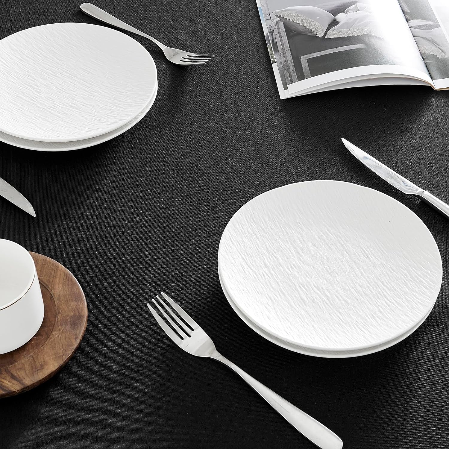 Table Cloth Rectangle Waterproof Spill-Proof Wrinkle-Free Tablecloth Washable, Kitchen Dining Tabletop Decoration, Fabric Table Cover for Indoor and Outdoor Use, 60 X 120 Inch, Black