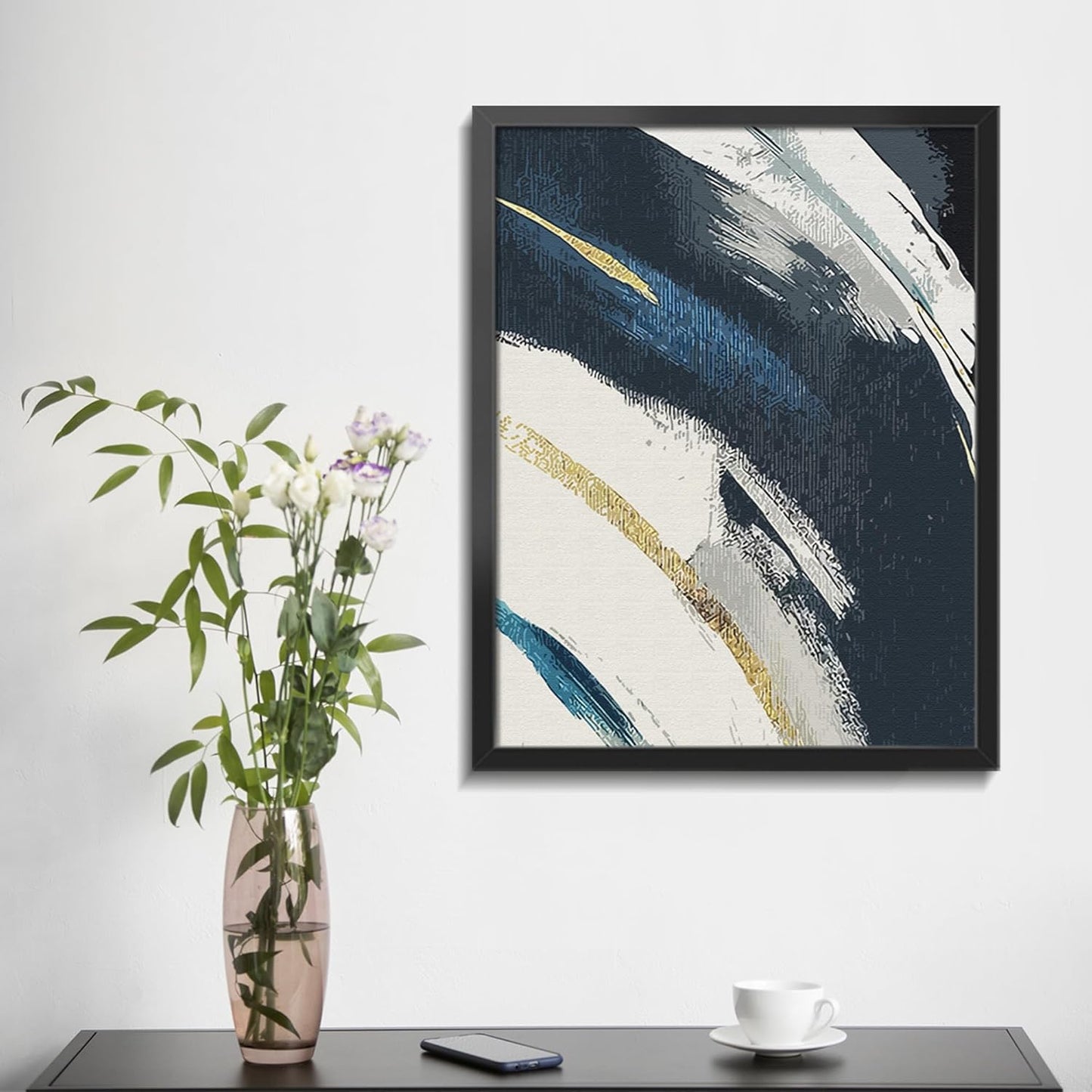 11X14 Picture Frame for Wall Display, 11 X 14 Black Picture Frame with HD Plexiglas, 11 by 14 Poster Frame 1 Pack, Display Frame for Vertical or Horizontal, Classic Collection